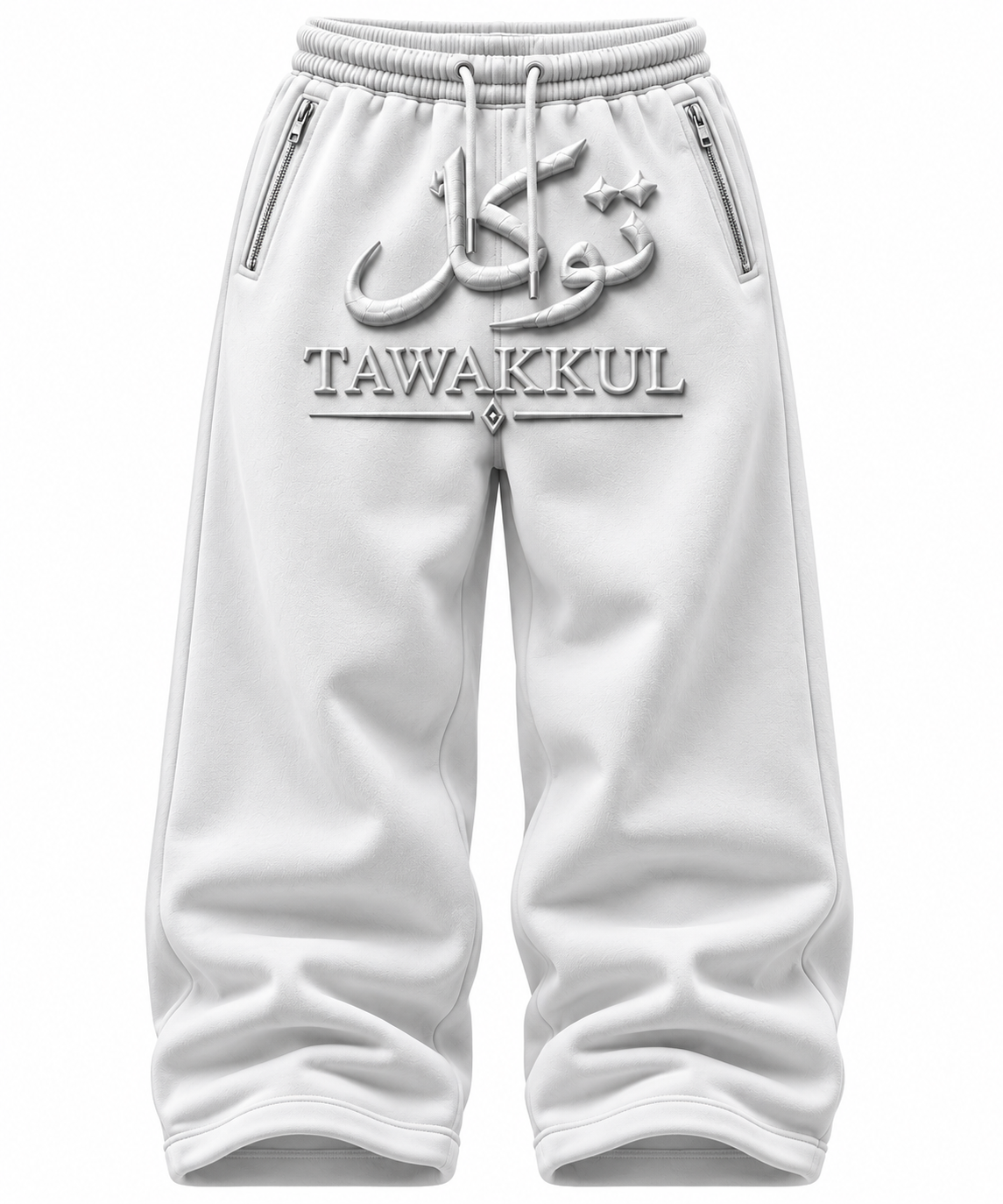 PRE ORDER White Tawakuul Uncuffed Sweat Pants