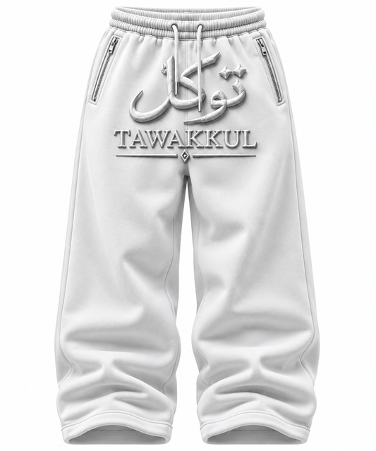 PRE ORDER White Tawakuul Uncuffed Sweat Pants
