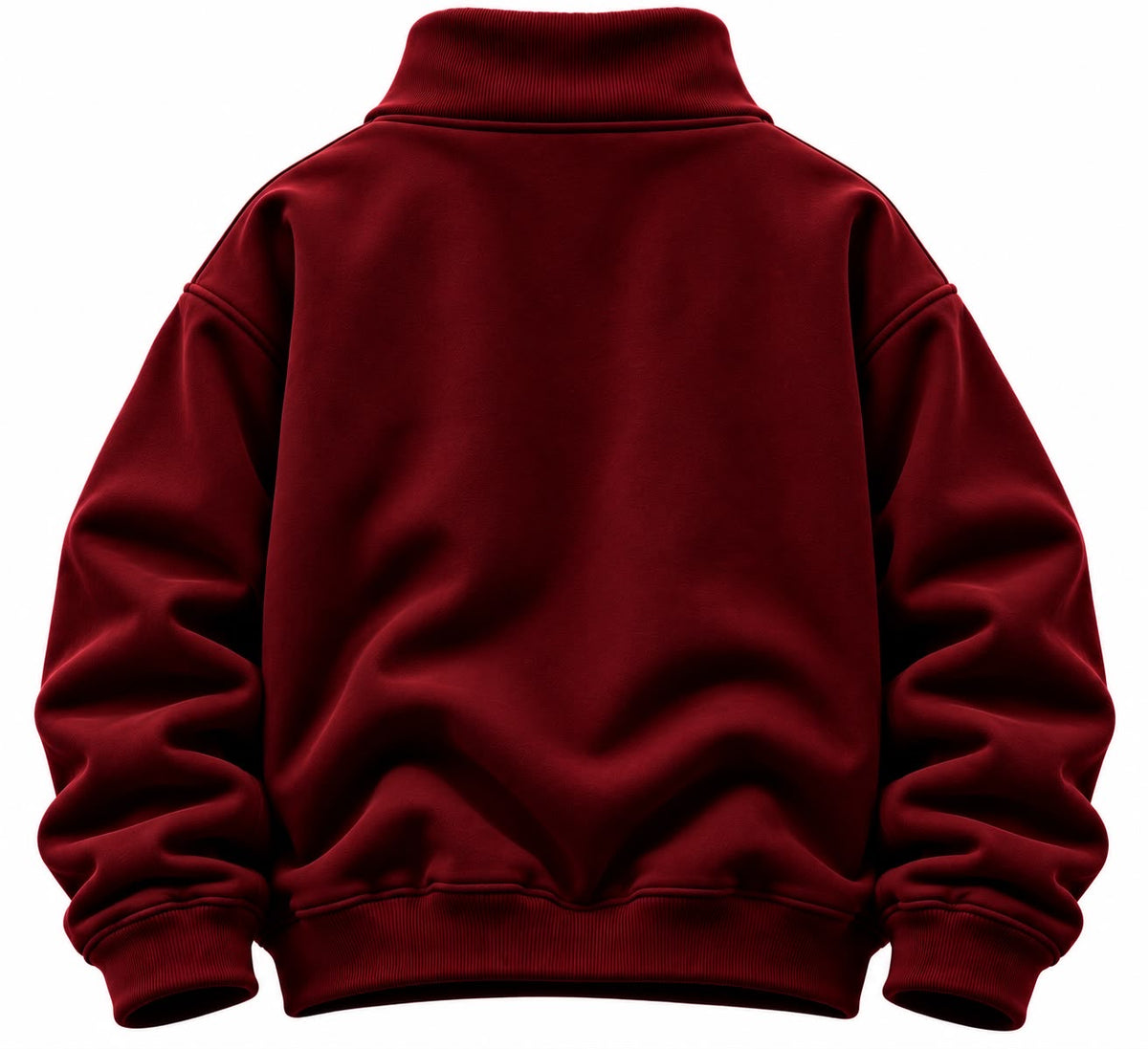 PRE ORDER Burgundy Tawakkul Quarter Zip-Up