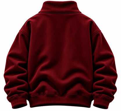 PRE ORDER Burgundy Tawakkul Quarter Zip-Up